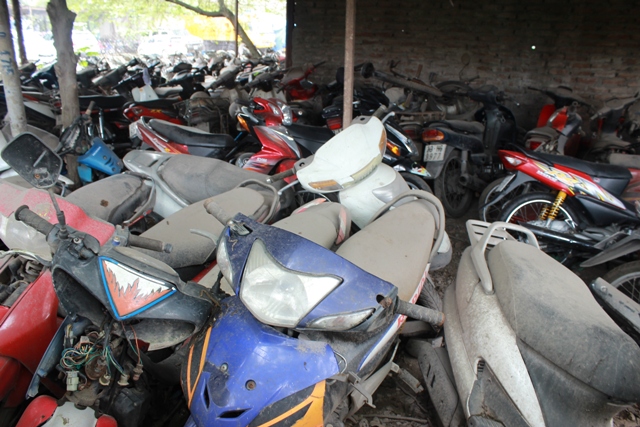 Xót xa bãi xe tiền tỉ biến thành phế liệu ảnh 1